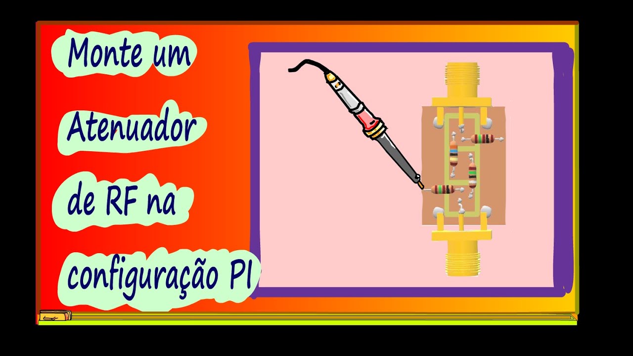 Atenuador de RF na configura&ccedil;&atilde;o PI().