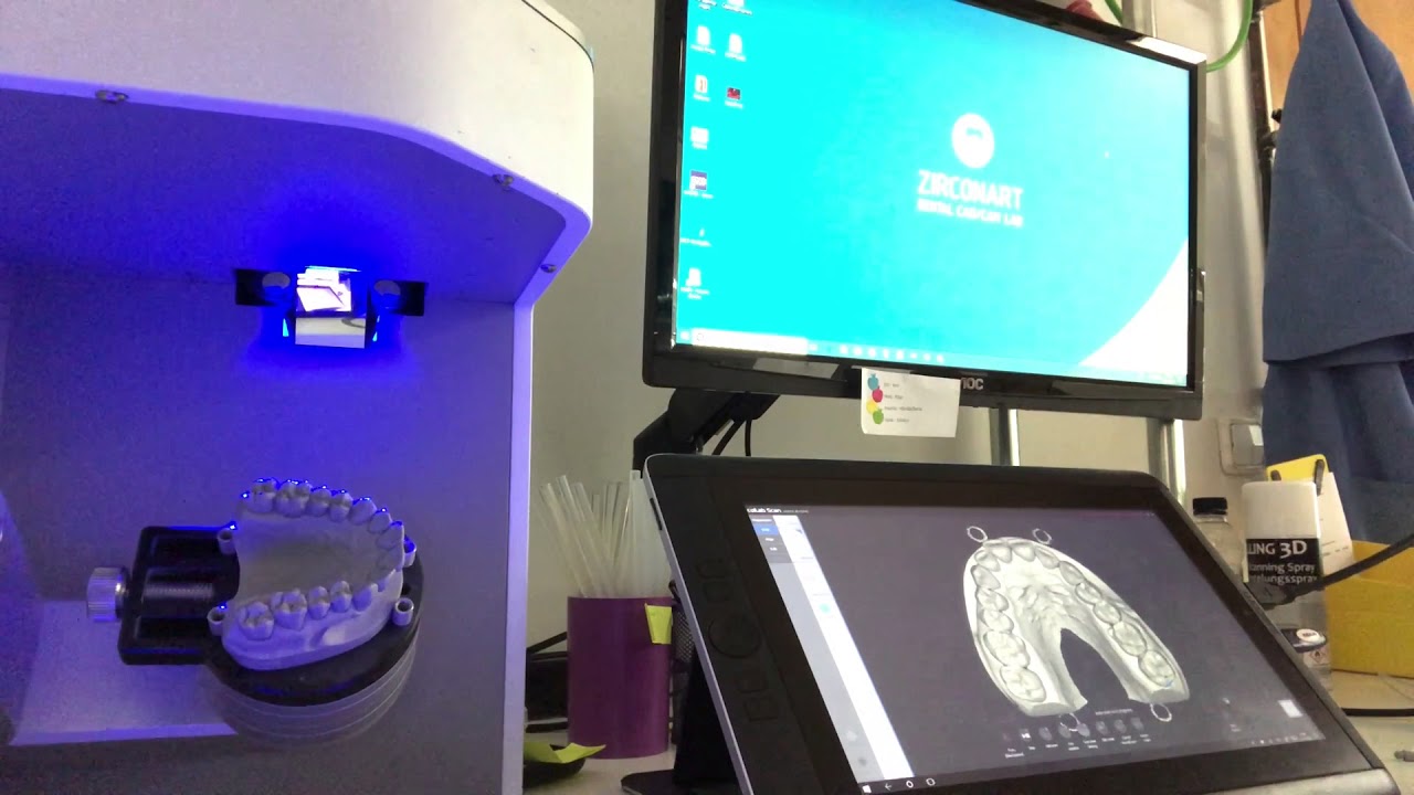 Medit Identica running with Wacom Cintiq 13HD