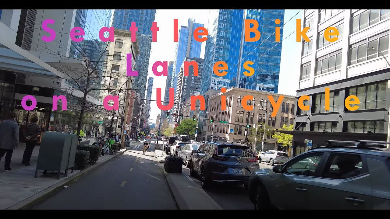 Is Seattle The MOST UNICYCLE FRIENDLY City In America? Look at how many bikes lanes are here!