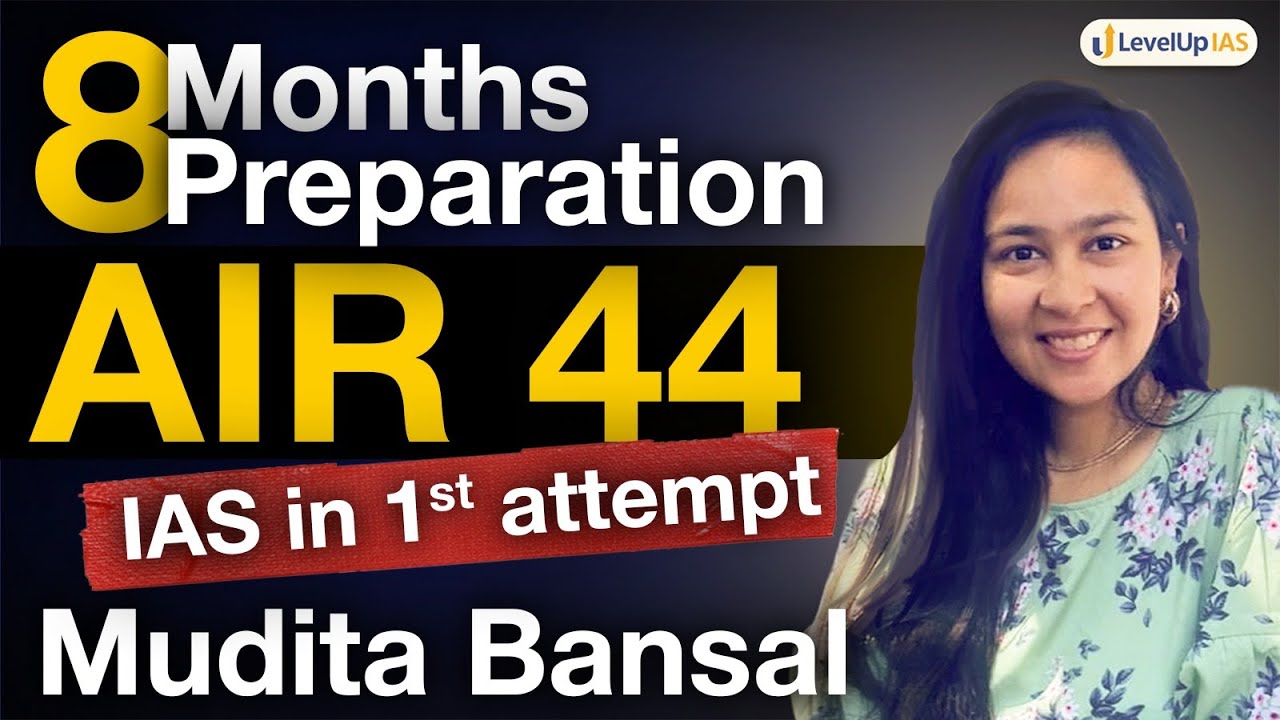 How Mudita Bansal (AIR 44) Cracked IAS? Topper's Mindset | Session with Nishat Sir #upsc