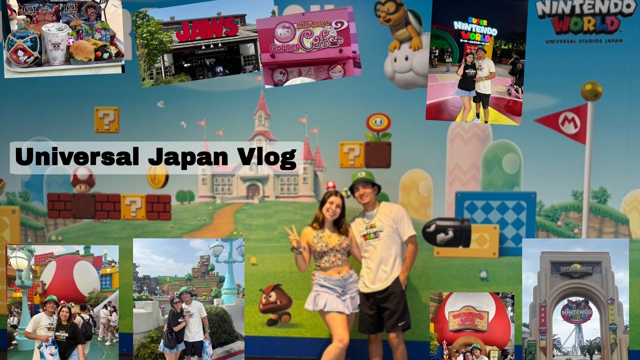 Universal Osaka Japan Short Vlog! Nintendo World, Donkey Kong, and Minions Land!!