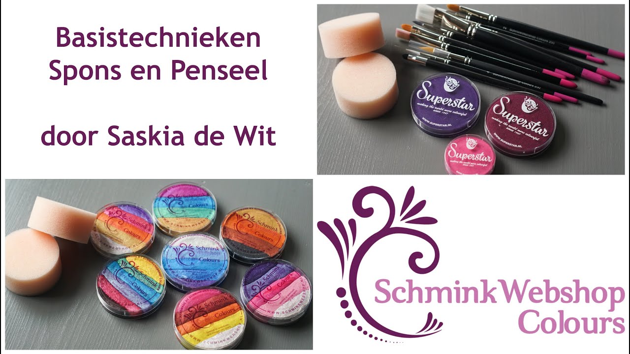 Schminken Basistechnnieken Spons & Penseel