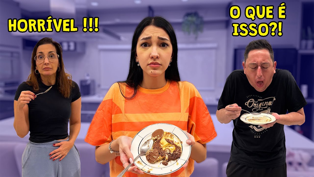FIZ UMA TORTA DO TIKTOK E DEU MUITO RUIM