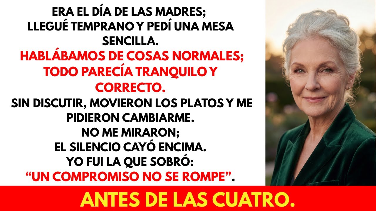 Me movieron de la mesa el 10 de mayo y entendí todo.
