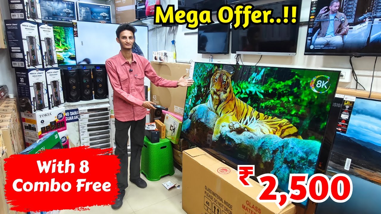 Hyderabad Chepeast Electronics Market ₹ 2,500 Smart + Andriod OLED TV | 7 Items FREE #koti