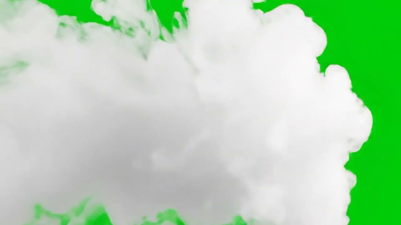 Smoke Green Screen Transition (1) with Sound Effects, 8 seconds video, No Watermark & No Copyright