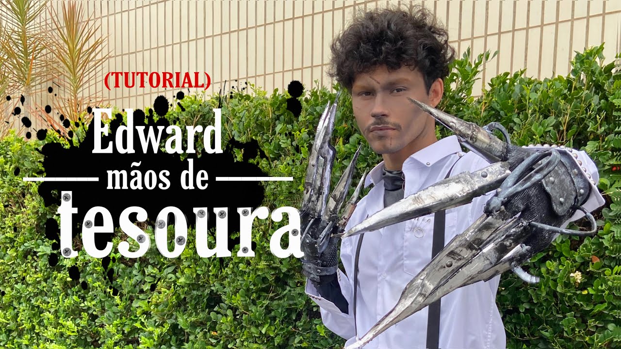 Fantasia de Halloween Edward Mãos de Tesoura