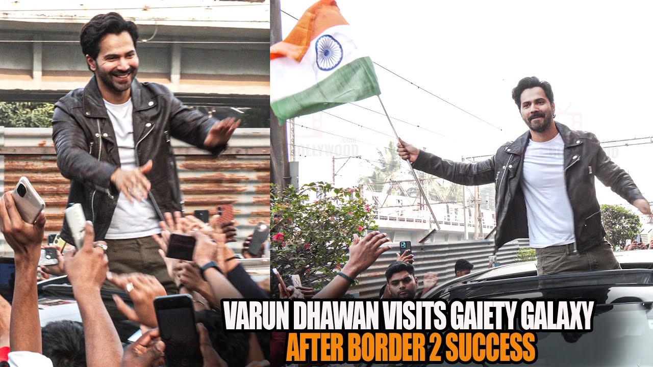 Varun Dhawan’s Surprise Visit to Gaiety Galaxy Post Border 2 Success