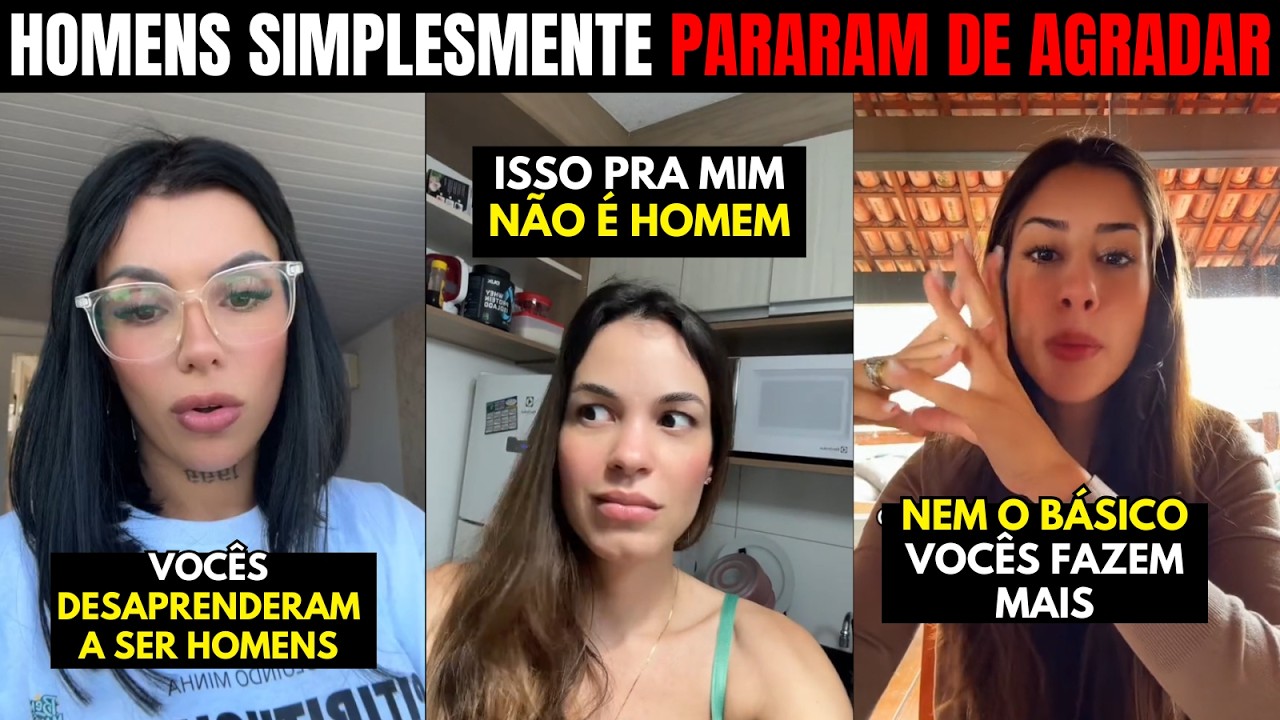 Os Homens j&aacute; n&atilde;o s&atilde;o cavalheiros e muitas est&atilde;o come&ccedil;ando a sentir