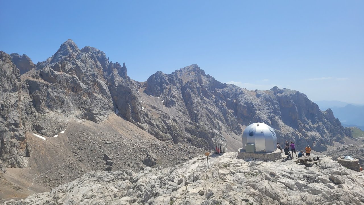 Fuente Dé Bergstation nach Refugio Cabaña Veronica(2325m)