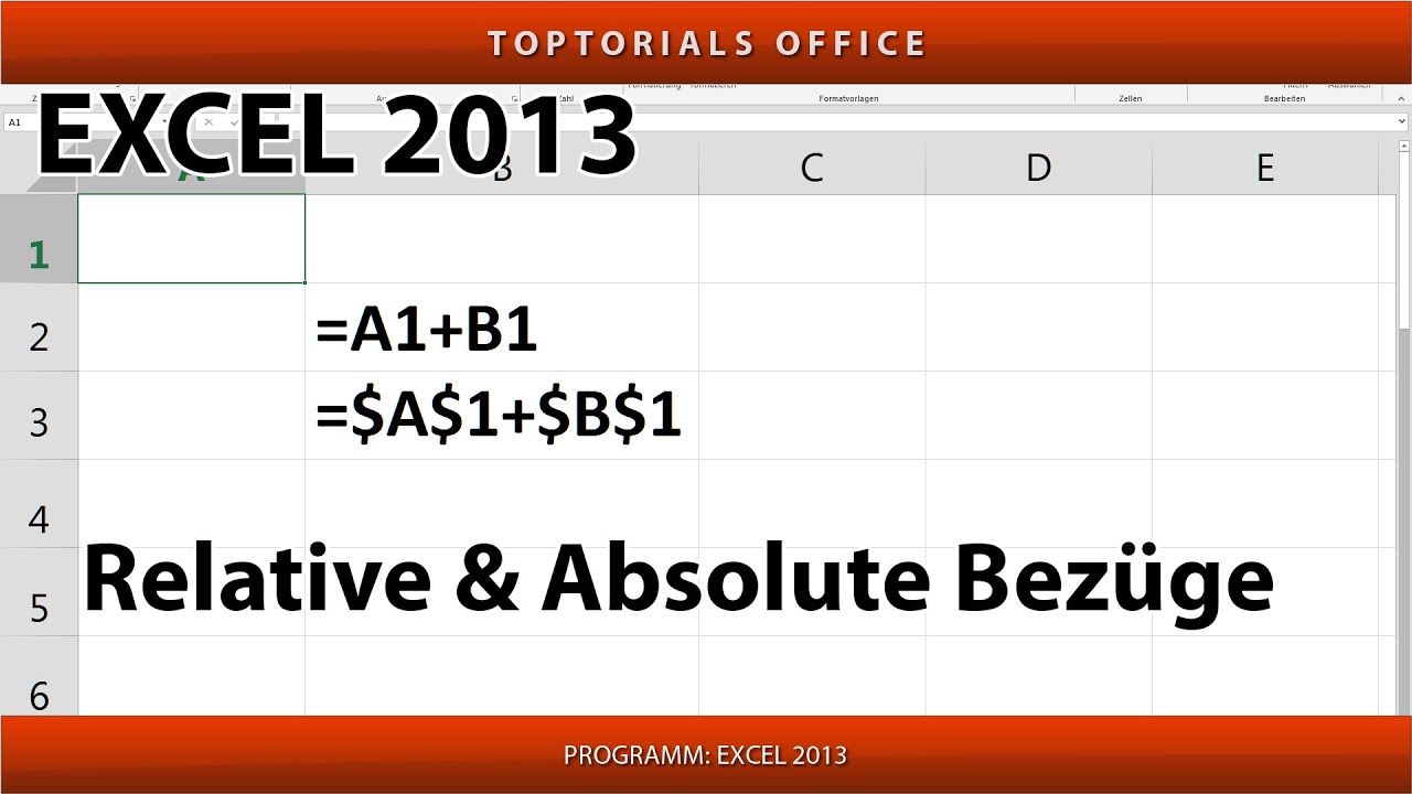RELATIVE und ABSOLUTE BEZÜGE mit Beispielen einfach erklärt (Excel)