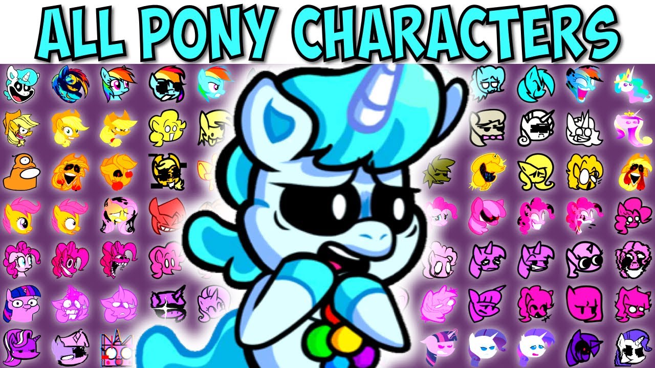 FNF Character Test | Gameplay VS My Playground | ALL Pony Characters