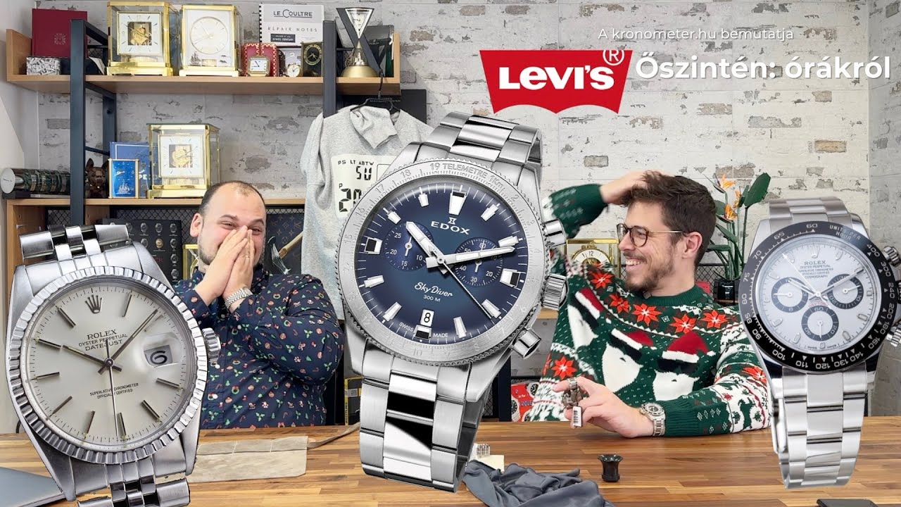 Viktor kar&aacute;csonyi Datejust mes&eacute;je + Edox SkyDiver vs. Rolex Daytona | Őszint&eacute;n: &Oacute;r&aacute;kr&oacute;l