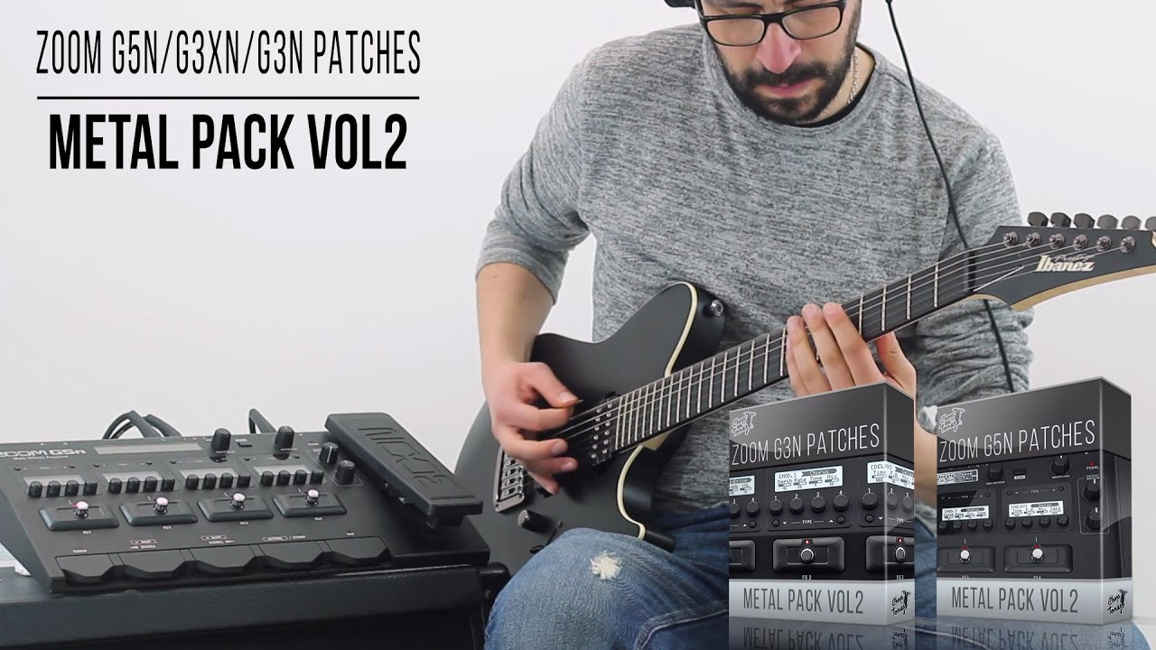 Zoom G5n / G3Xn / G3n Patches | Metal Pack vol2 | Playthrough