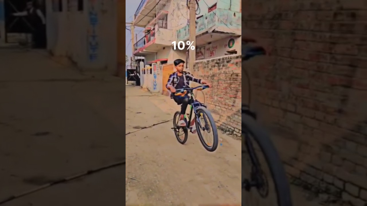 10% to 100% journey to wheelie ❤️ #support #stunt #wheelie #trending