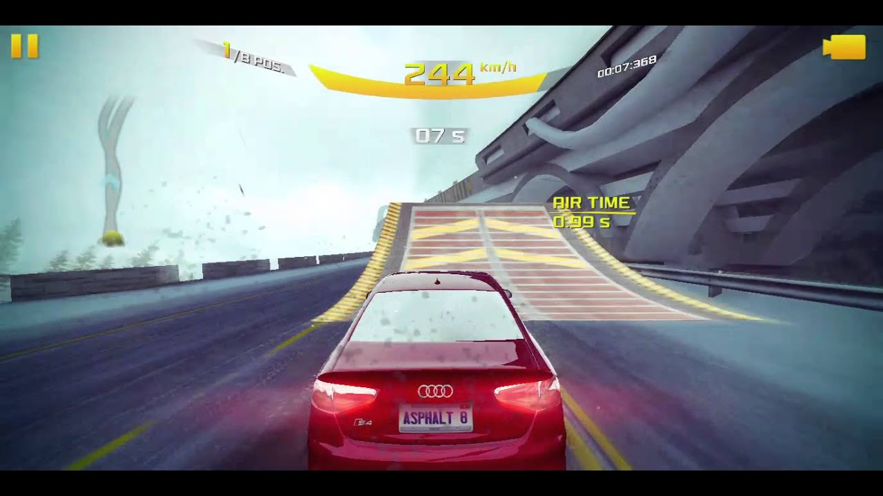 Asphalt 8: Airborne - Audi S4 - Alps - Elimination - Season 5: Injection - FAIL! XD