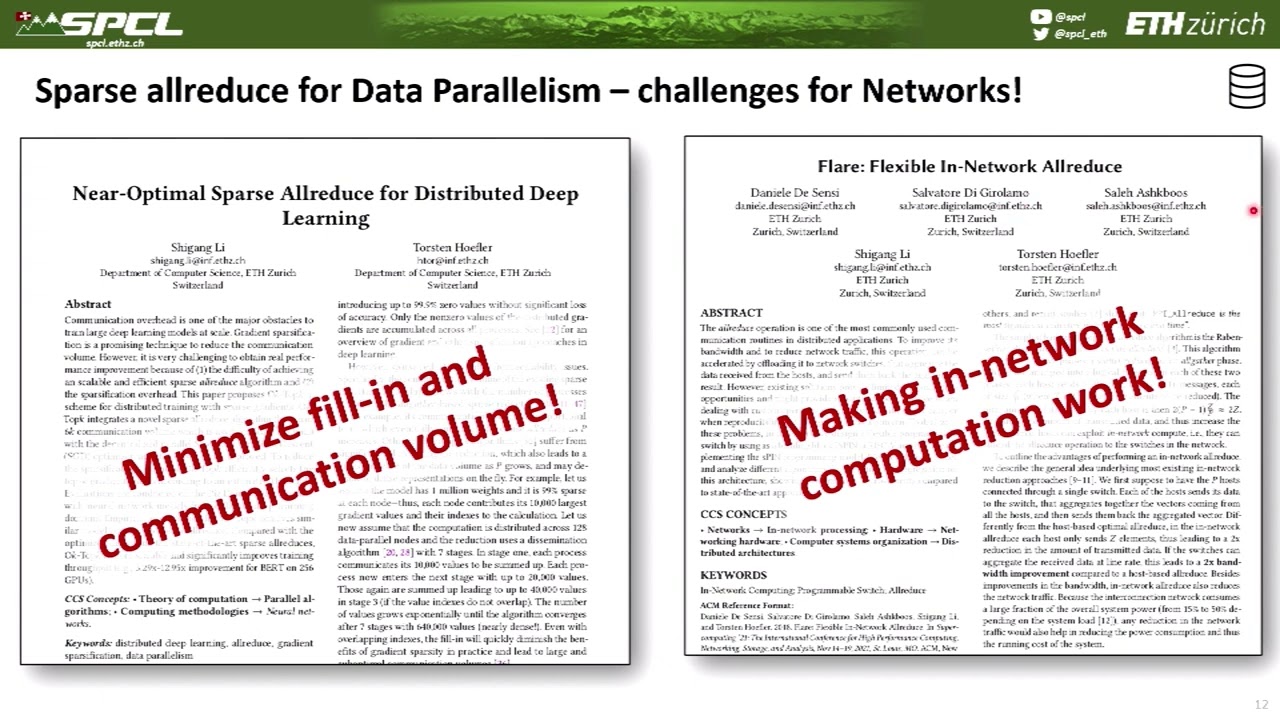 2023 Swiss Conference:  Designing Network Support for High-Performance Deep Learning Systems