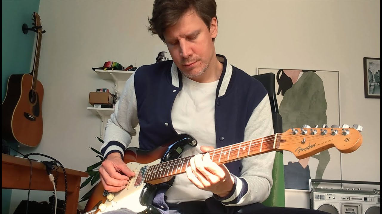 Phat Cat P90 pickup on Fender Stratocaster clean