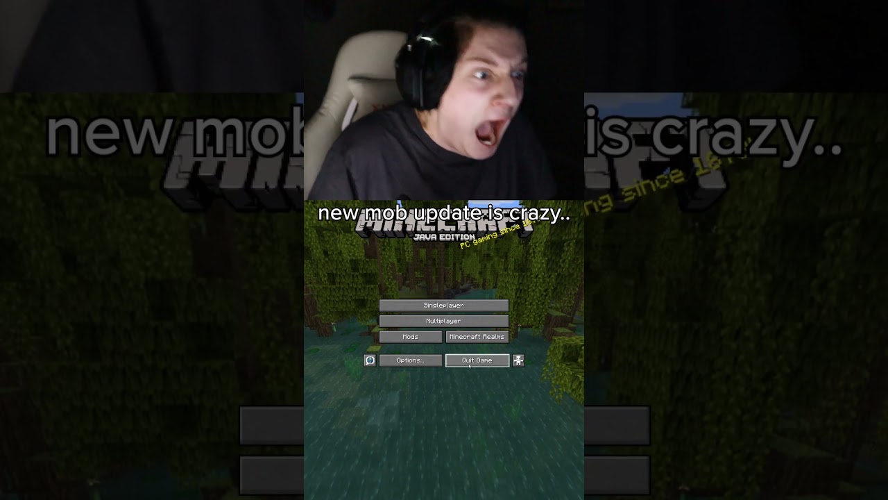 the new mob update is TERRIFYING #minecraft #minecraftmemes #funny #meme #gaming #rage #creebus