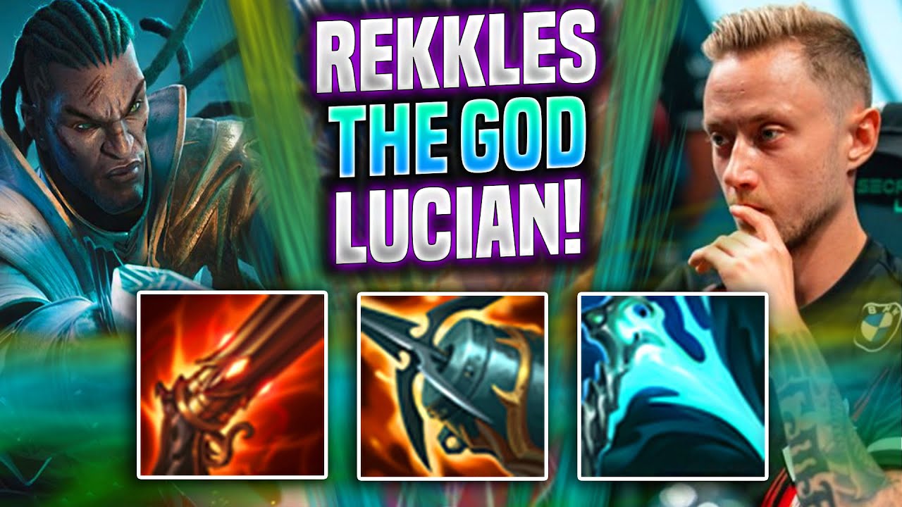 REKKLES IS A GOD WITH LUCIAN IN SOLOQ! - KC Rekkles Plays Lucian ADC vs Caitlyn! | Season 2022