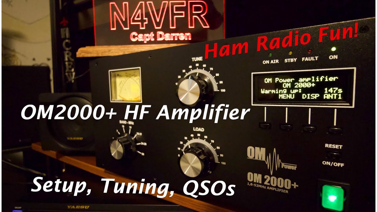 OM2000 Setup Tuning QSOs Ham Radio Fun!