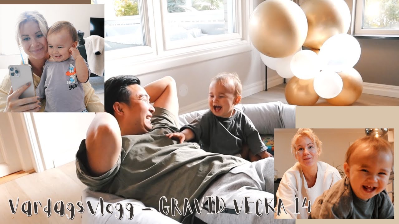 GRAVIDVECKA 14 - Andra veckan på inskolningen - vi fixar förvaring till lekrummet - shoppar lite 👗
