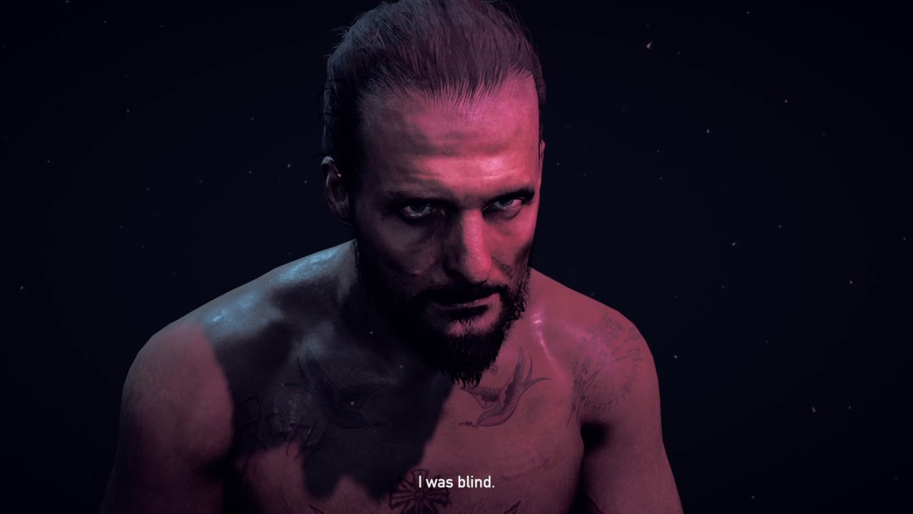 Far Cry 5 Joseph Seed snotty nose cutscene