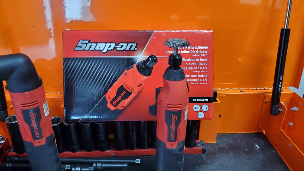snap on cgrs861w1 14.4 brushless die grinder