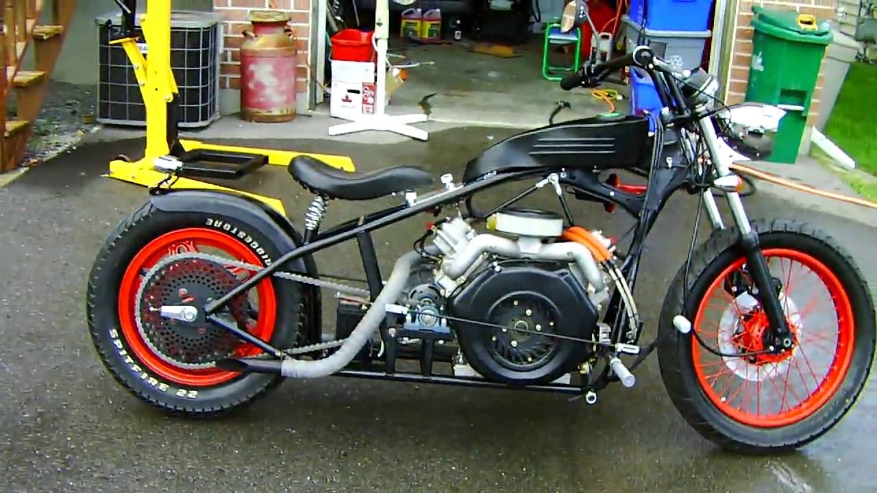 V Twin Diesel Motorcycle