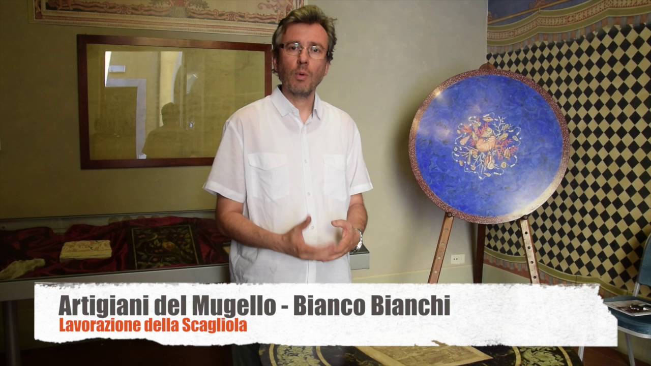 Artigiani del mugello - Bianco Bianchi, lavorazione della scagliola