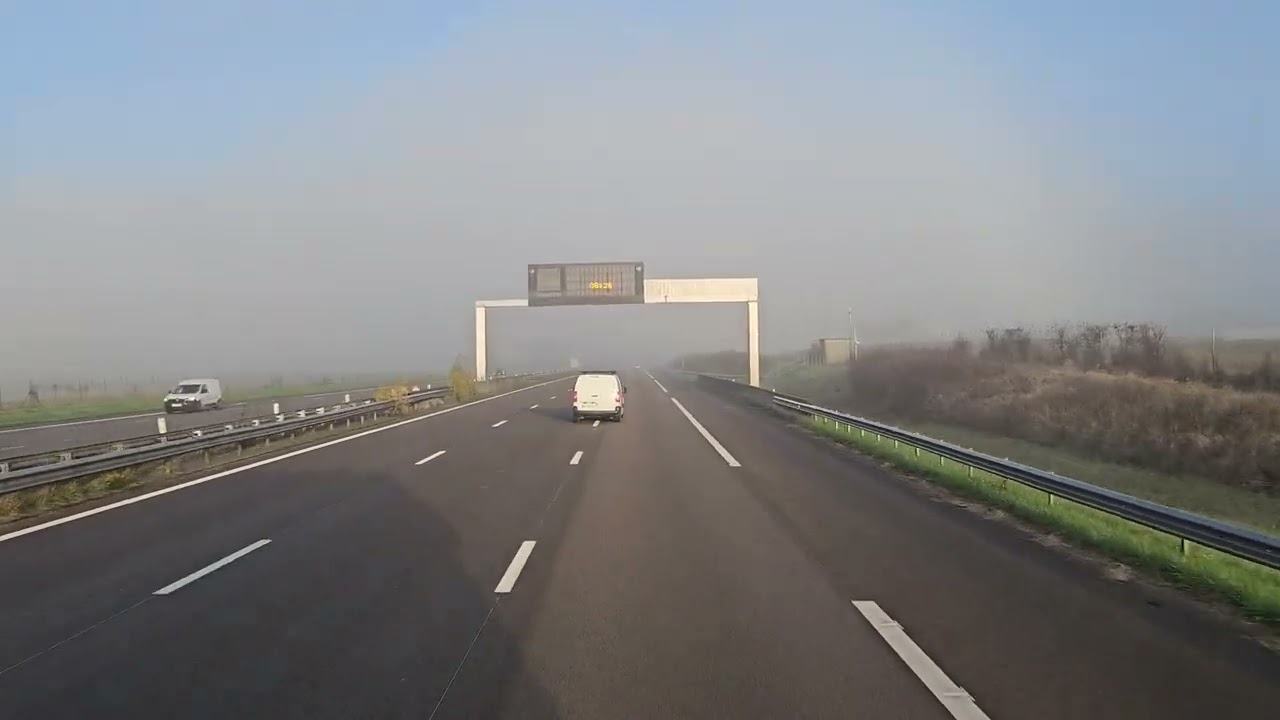 314 4K POV Real Truck Driving MAN TGX 520 France A6 to Paris