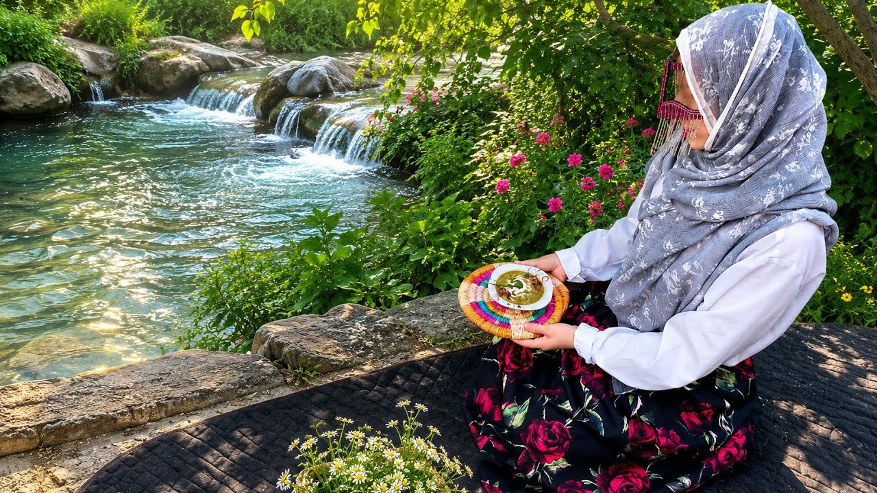 Step-by-step cooking method for Ash Reshteh. 