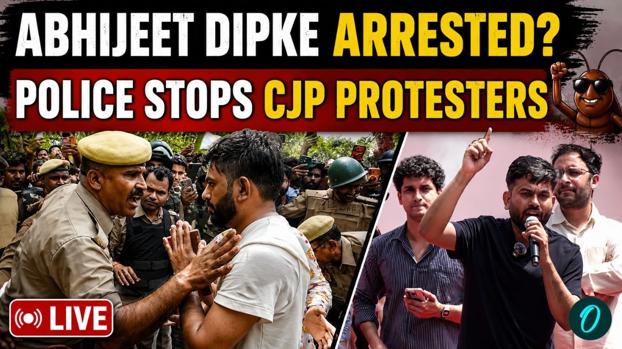 Cockroach Janata Party Founder Abhijeet Dipke Arrested LIVE! CJP Delhi Jantar Mantar Protests
