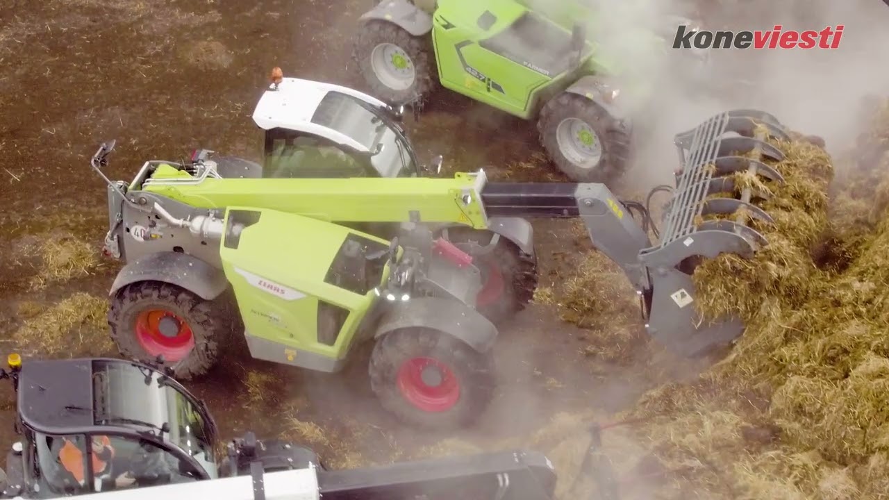Koneviestin kurottajavertailun koneet esittelyss&auml; - mukana 7 kurottajamerkki&auml;
