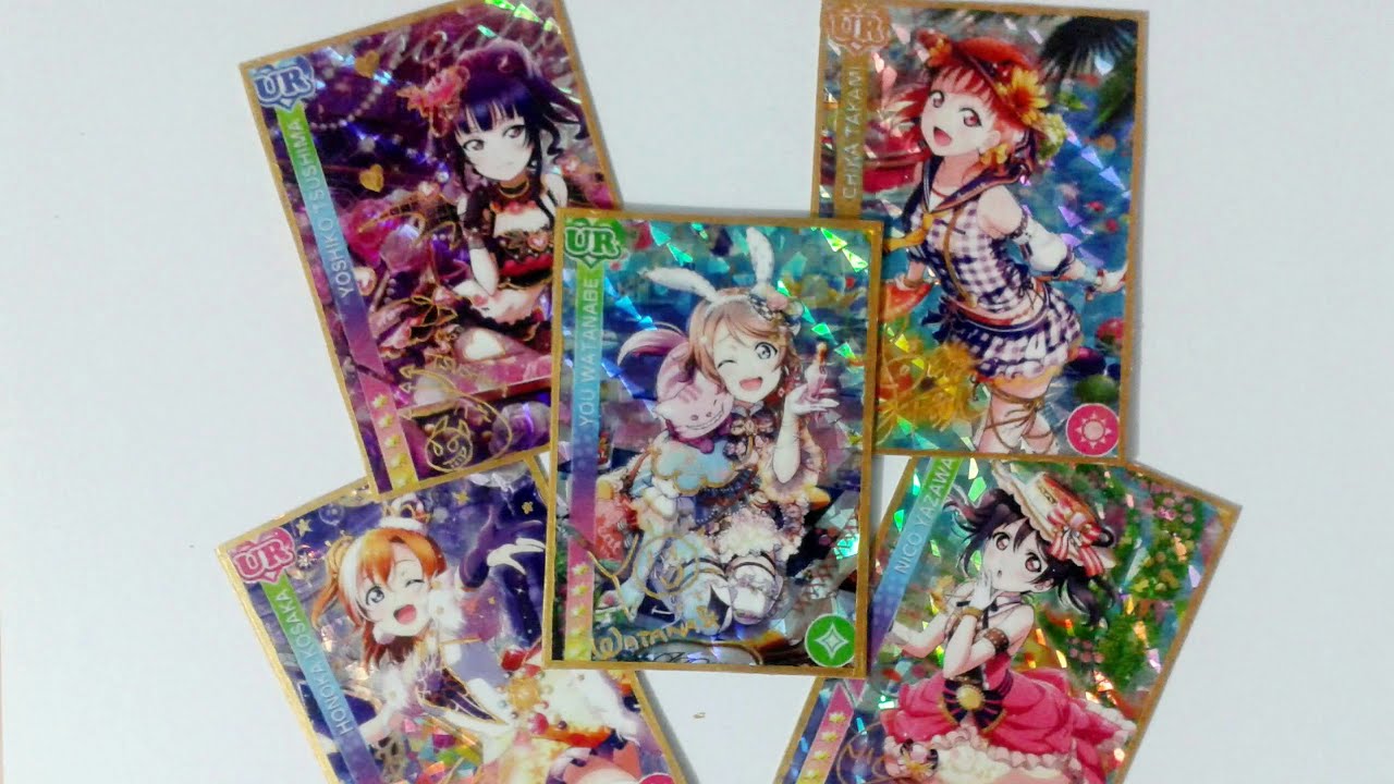 Como hacer cartas holograficas de love live.