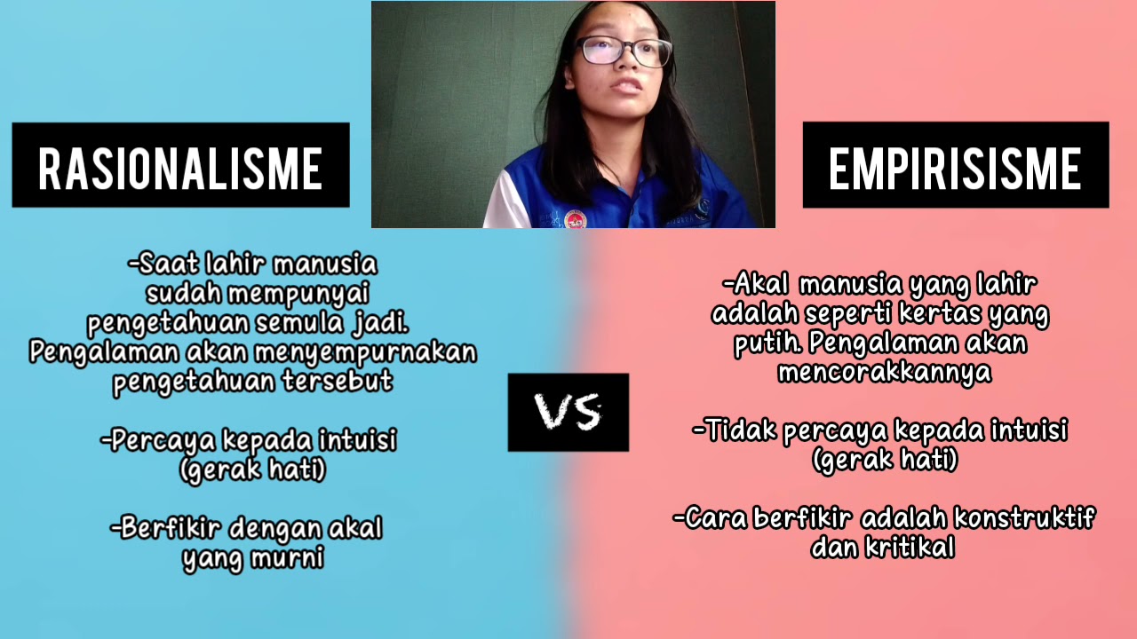 Perbandingan Epistemologi antara Rationalisme dan Empirisisme.