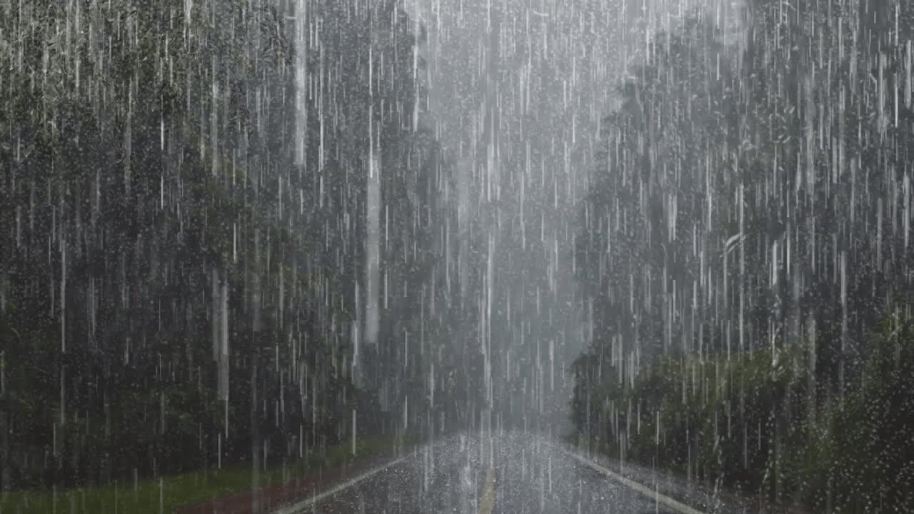 Relaxing Rain For Sleep - Heavy Rain and Thunder Sounds for Deep Sleep in 5 Minutes