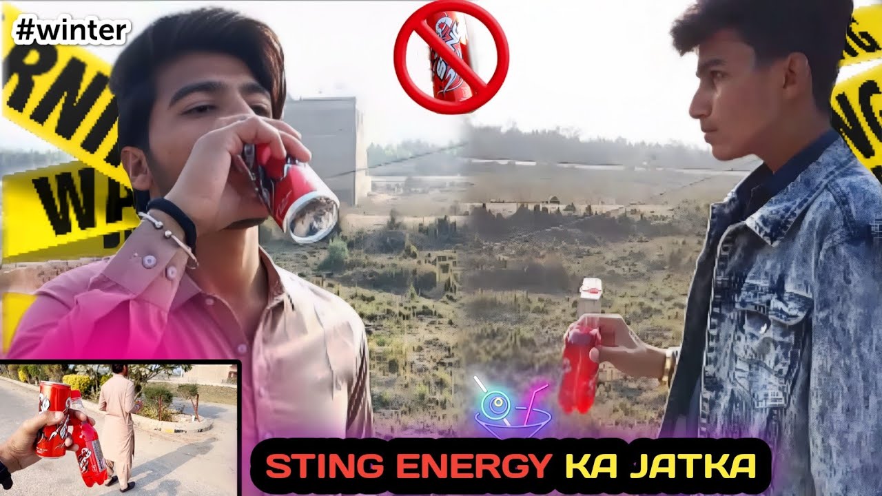 Sting Energy Ka Jatka 😵‍💫 Thand Maii Sting Piii CZN'S Naii 🥶
