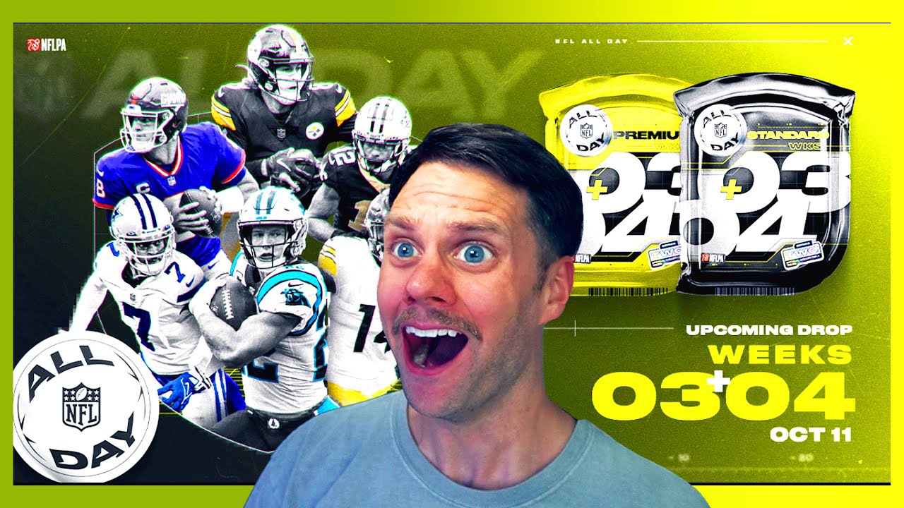 LIVE PACK DROP: NFL ALL DAY WEEK 3-4 (Standard & Premium)