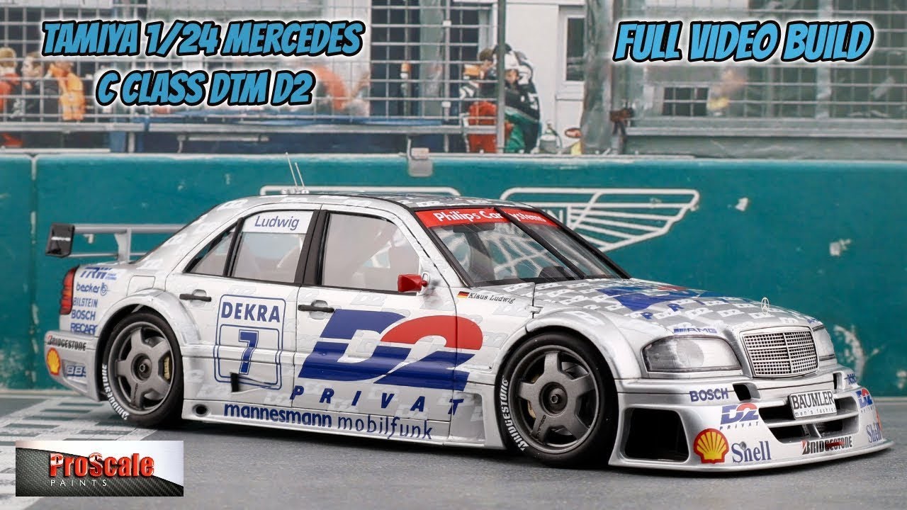 Полная сборка — Tamiya 1/24 Mercedes C-класса DTM D2