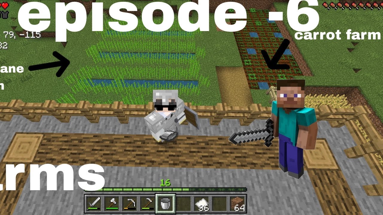 Making every farm in Minecraft survival series part -6 #viral #minecraft #minecraftbedrockedition