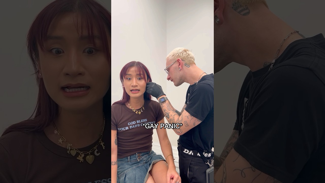 Getting ears pierced for the FIRST time