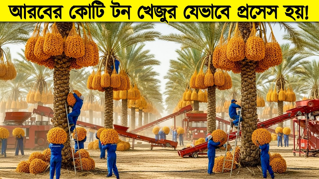 দেখুন কিভাবে সৌদি আরবের খেজুর আমাদের কাছে আসে! টেক ইনসাইড || Tech Inside