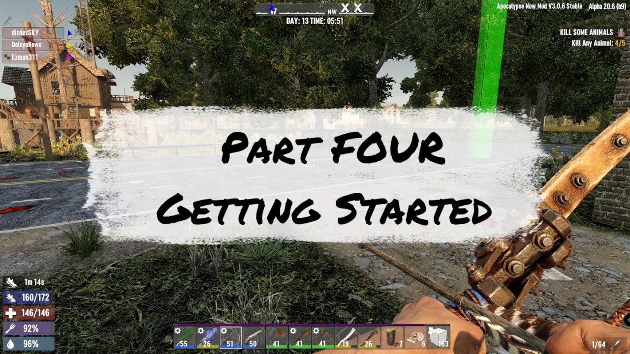 7DTD Apocalypse Now - Getting Started Part FOUR! #TEAMSKYJU  #7dtd  #7DaysToDie #apocalypsenow