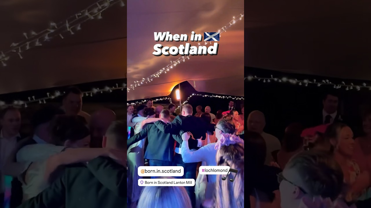 🏴󠁧󠁢󠁳󠁣󠁴󠁿When in Scotland&hellip;&hellip;last song at a Scottish wedding #lochlomond #scotland #wedding