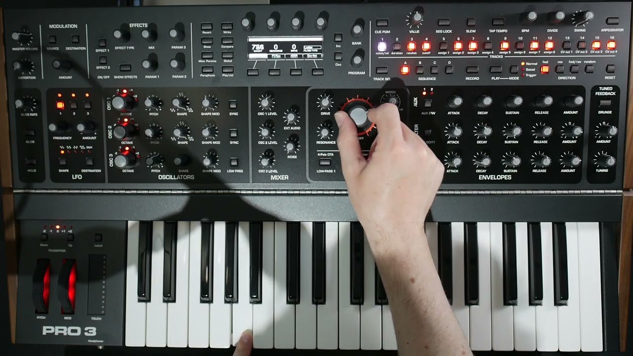 Sequential Pro 3 how to use AUX envelopes