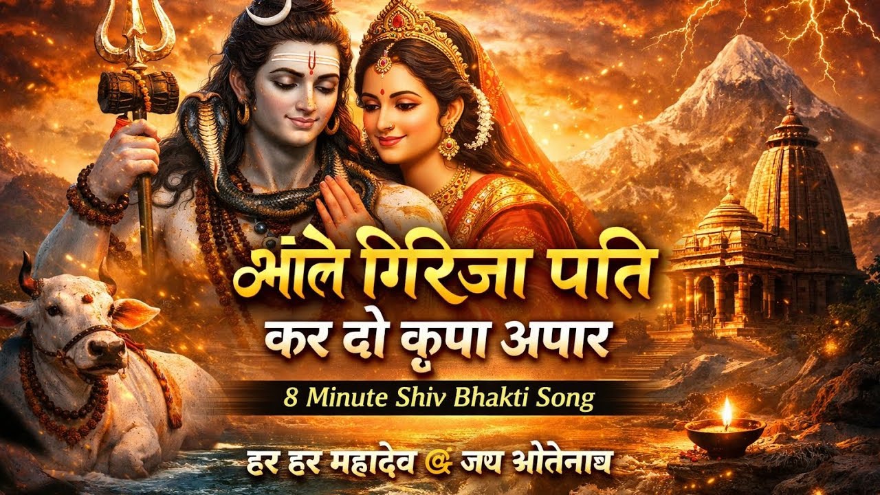 🔱 Title (YouTube Video Title):भोले गिरिजा पति – कर दो कृपा अपार |  Shiv Bhakti Song | Har Har Mah