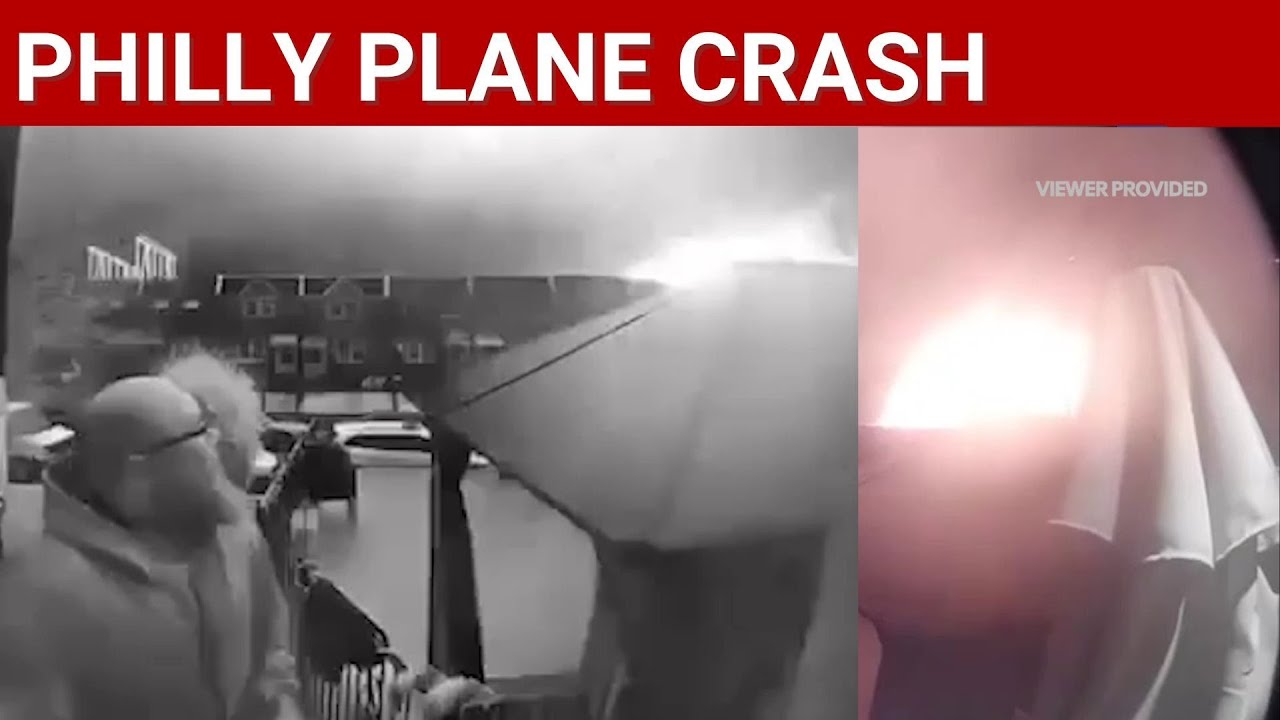Philly plane crash captured on Ring camera