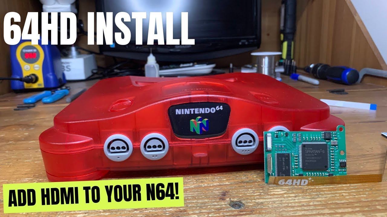 Установка Gamebox Systems 64HD! Добавьте HDMI к вашей Nintendo 64!
