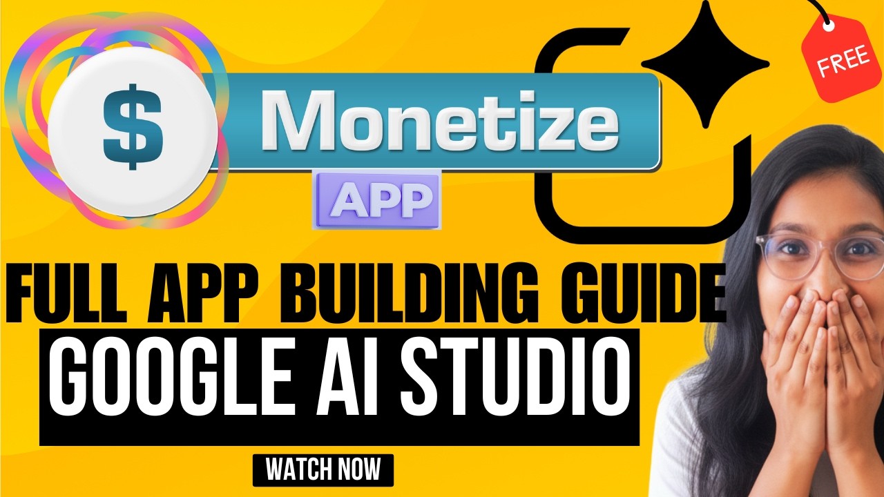Google AI Studio FULL TUTORIAL: Build Apps With AI (No Coding) + Deploy + Earn Money